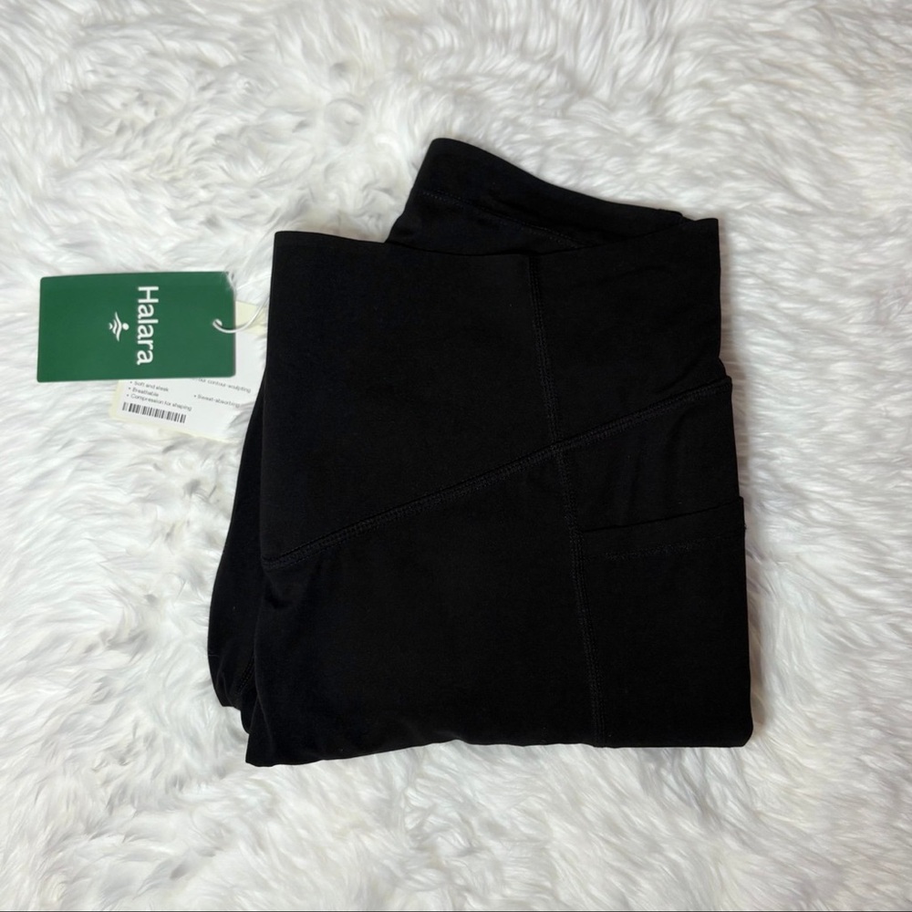 Halara UltraSculpt™ SoCinched High Waisted Scrunch Butt Lifting Leggings Black